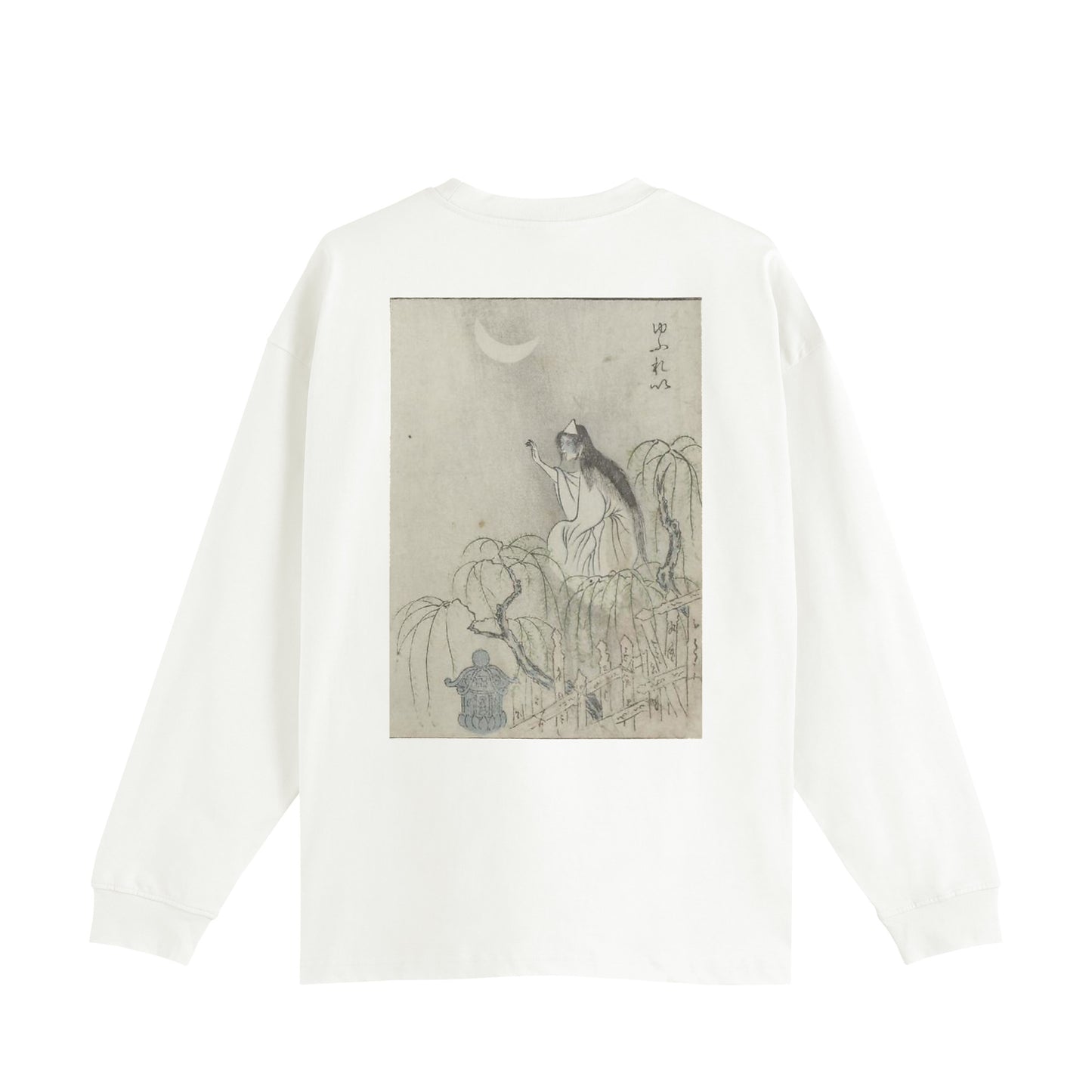 YUREI Ghost_Oversized Cotton Long Sleeve Shirt 9oz