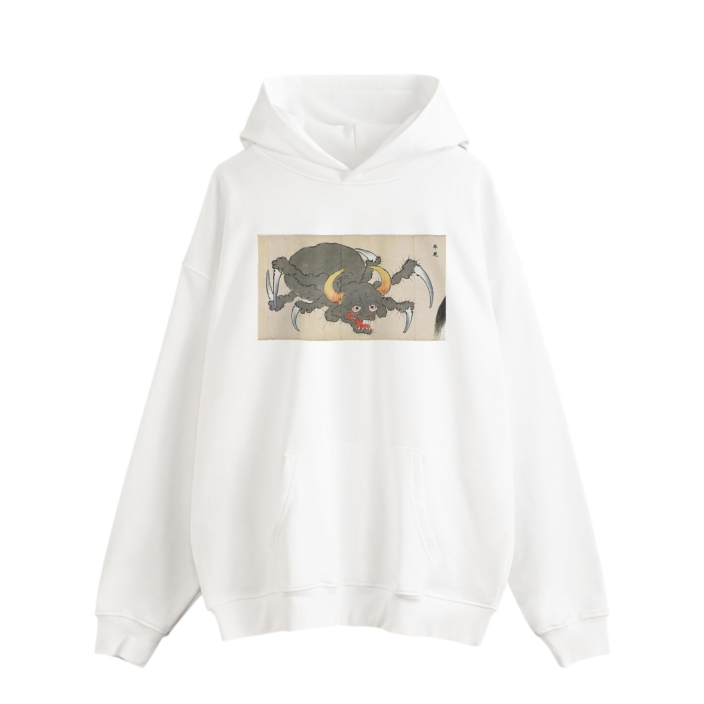 USHIONI 牛鬼_Lined Pile Hoodie 13.3oz