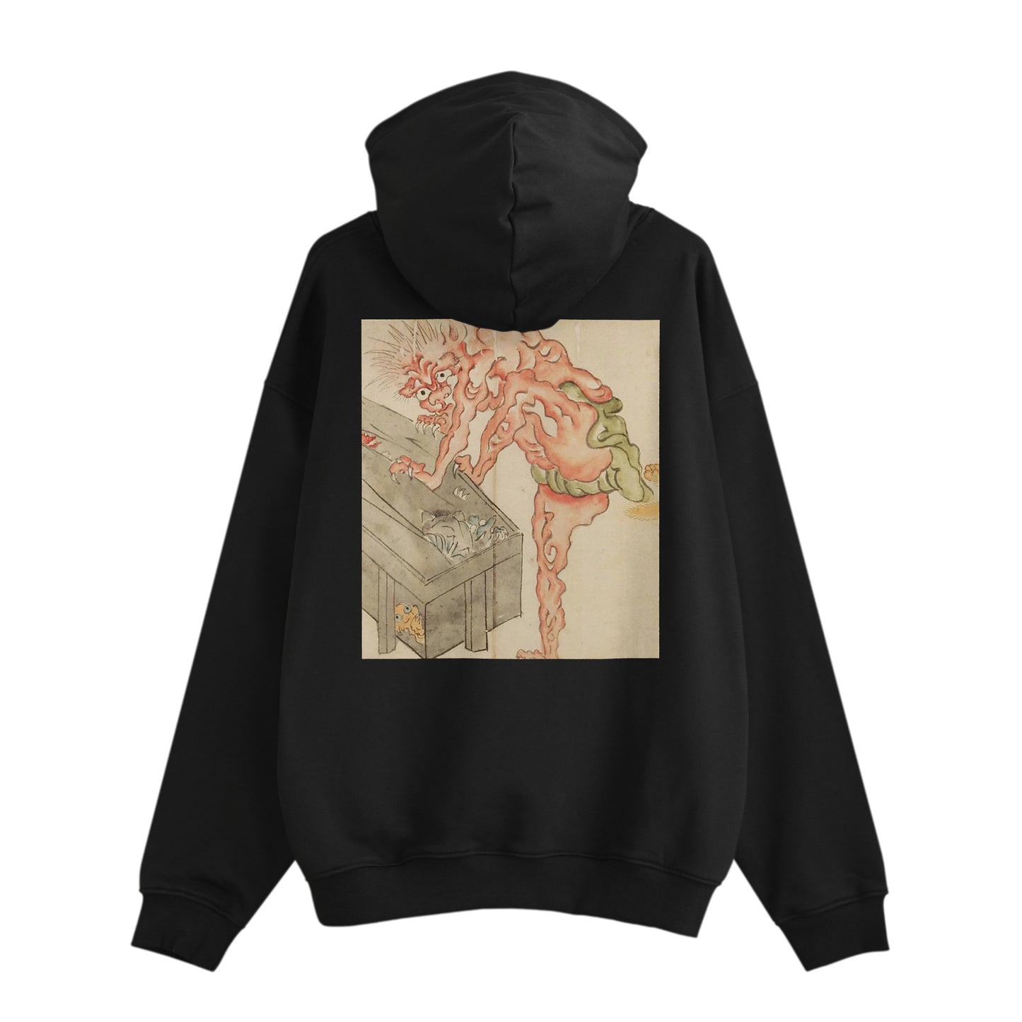 AKAONI_Lined Pile Hoodie 13.3oz