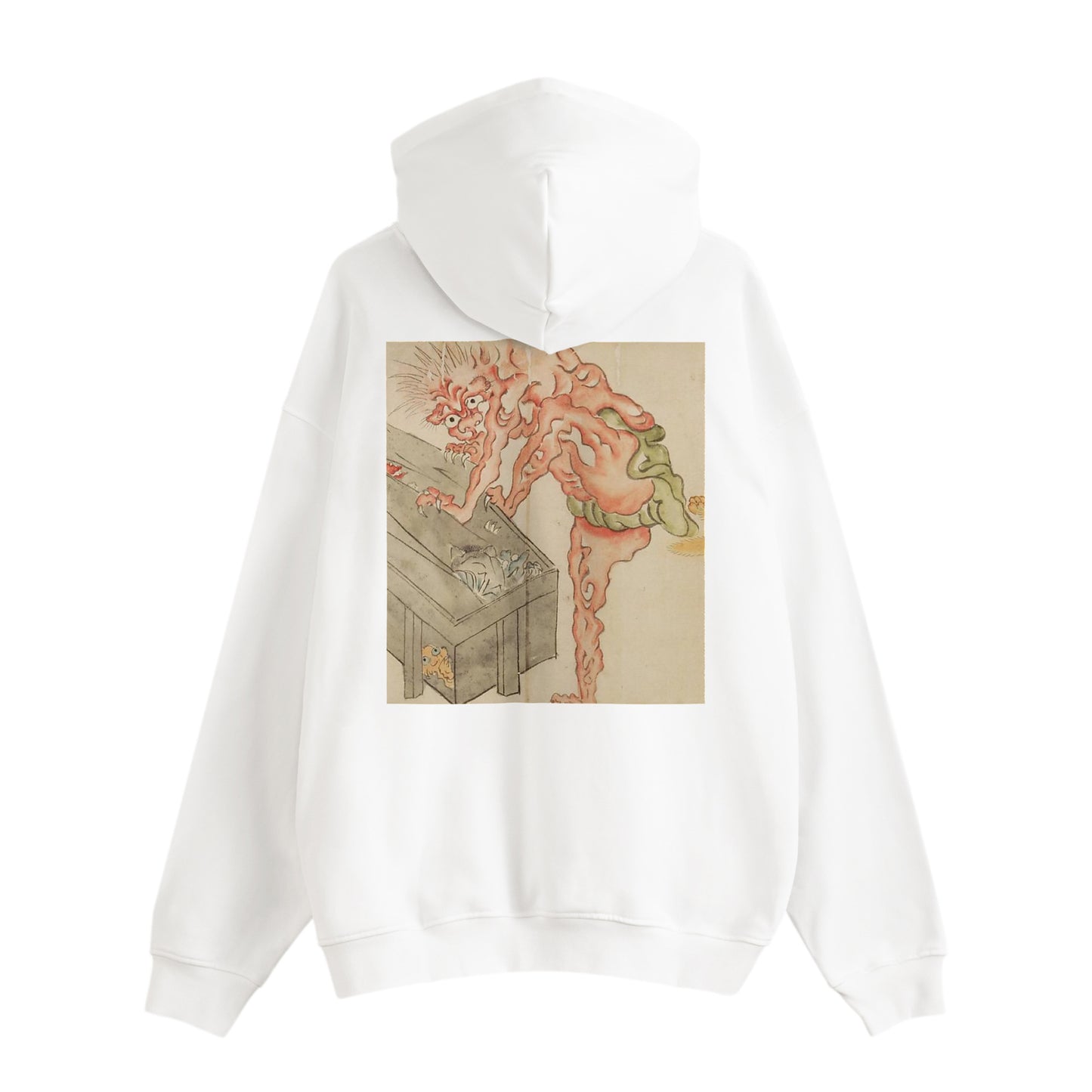 AKAONI_Lined Pile Hoodie 13.3oz