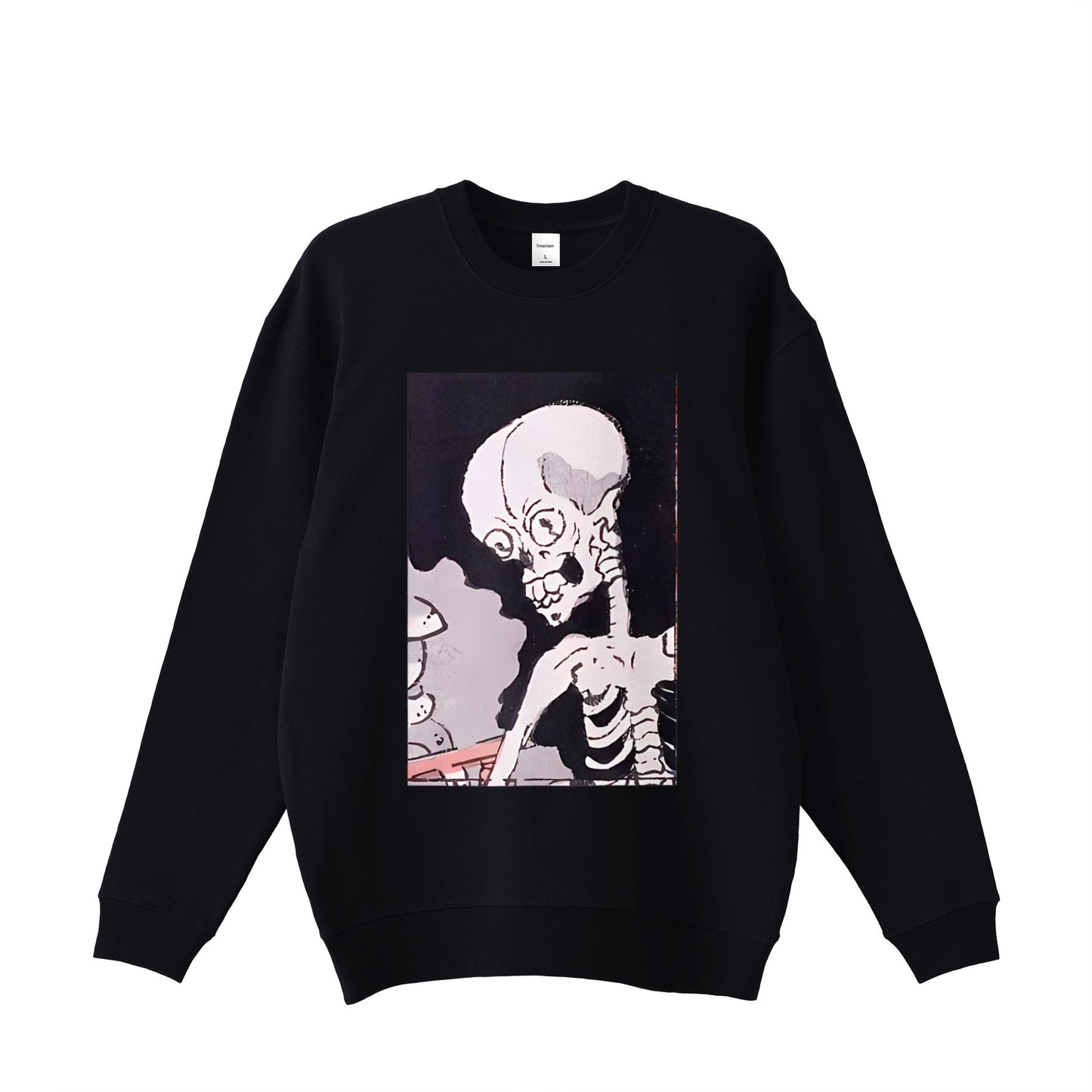 GAIKOTSU Skeleton_Standard lined pile sweatshirt 10oz