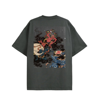 FŪJIN &amp; RAIJIN Fujin &amp; Raijin_Heavy weight T-shirt 11.3 oz 