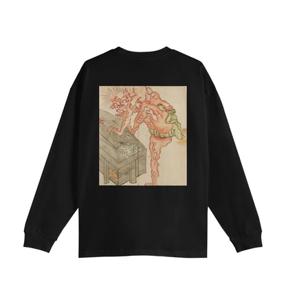 AKAONI 赤鬼_Oversized Cotton Long Sleeve Shirt 9oz