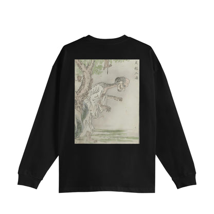 MIKOSHI NYŪDŌ 見越入道_Oversized Cotton Long Sleeve Shirt 9oz