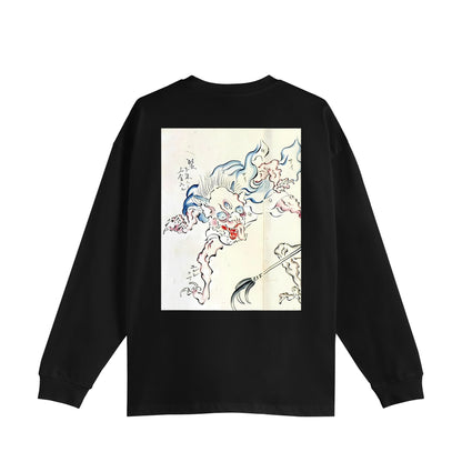 MITSUME 三つ目_Oversized Cotton Long Sleeve Shirt 9oz