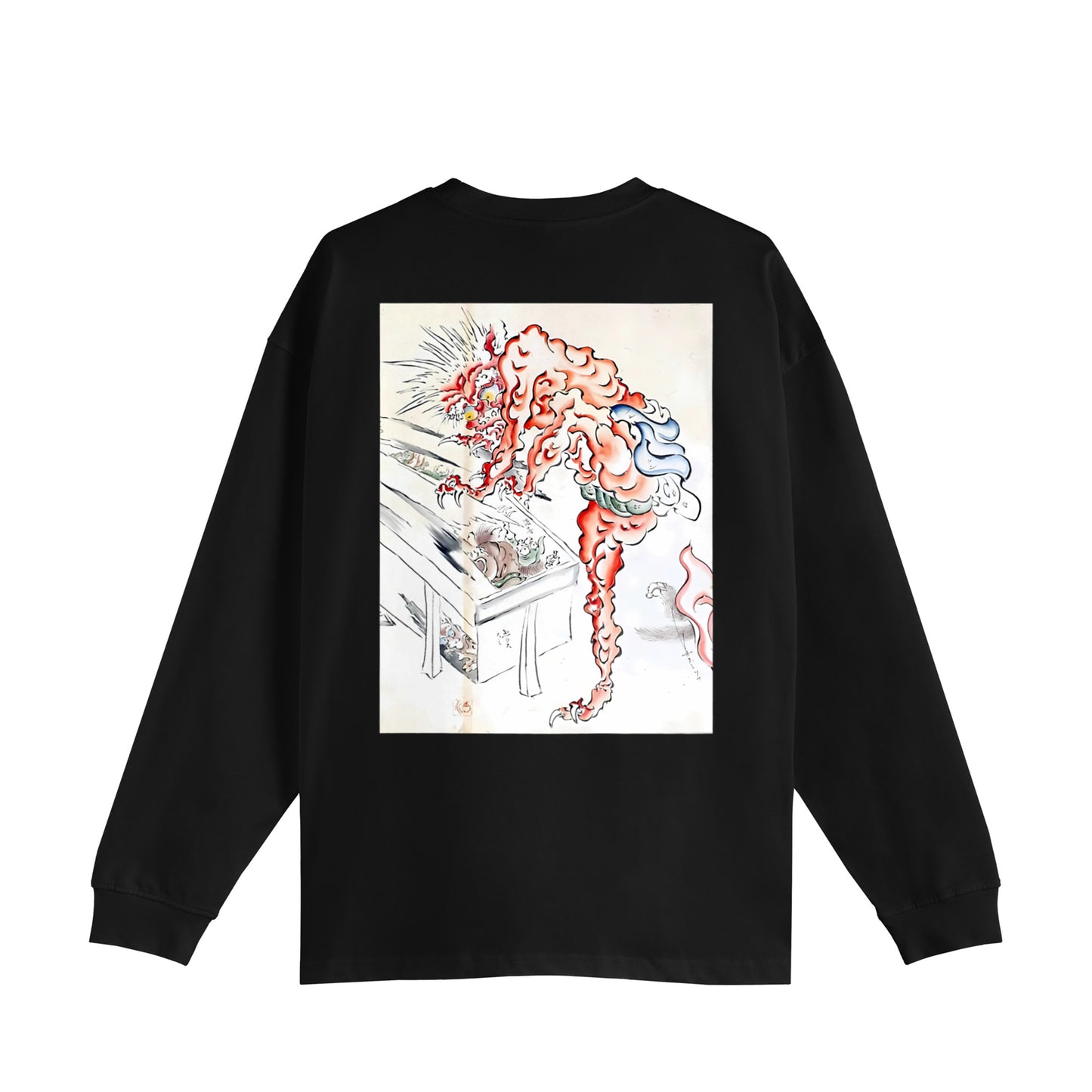 AKAONI VOL.2 赤鬼 VOL.2_Oversized Cotton Long Sleeve Shirt 9oz