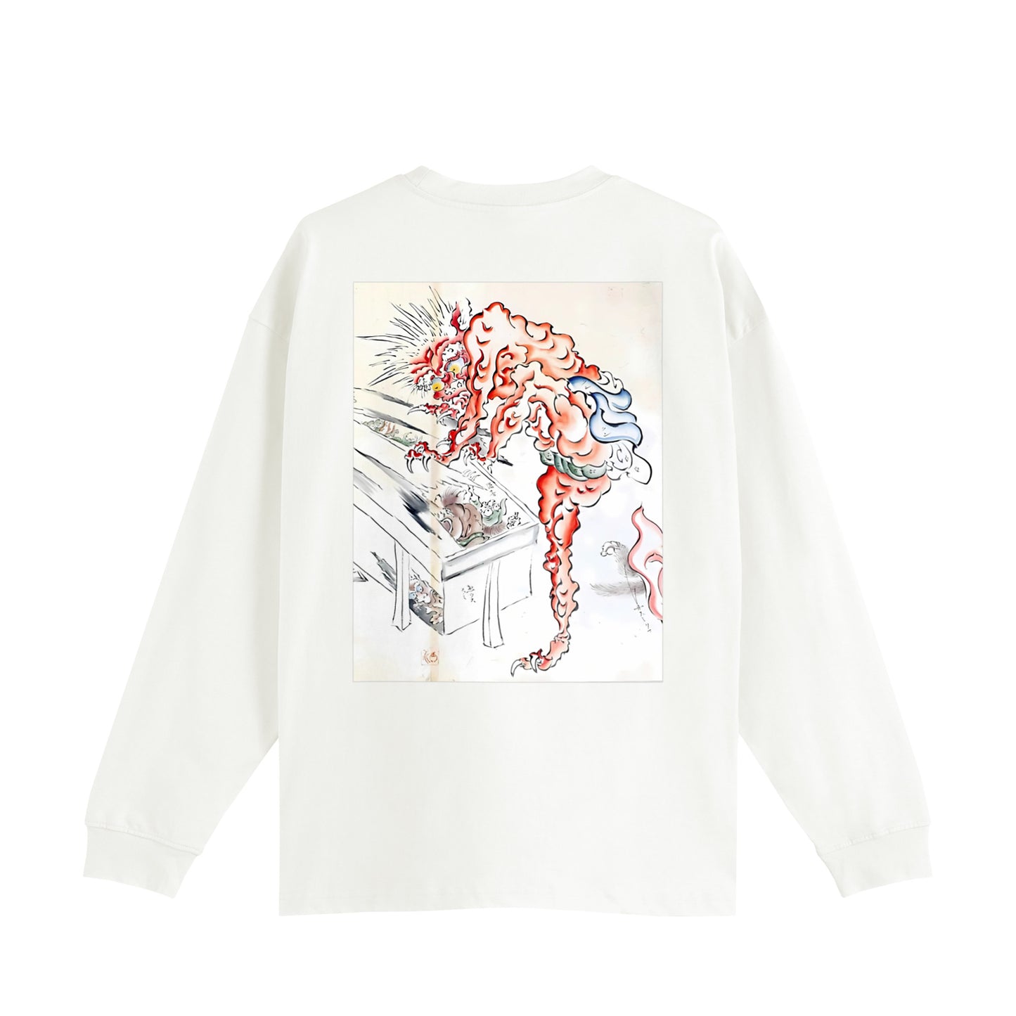 AKAONI VOL.2 赤鬼 VOL.2_Oversized Cotton Long Sleeve Shirt 9oz