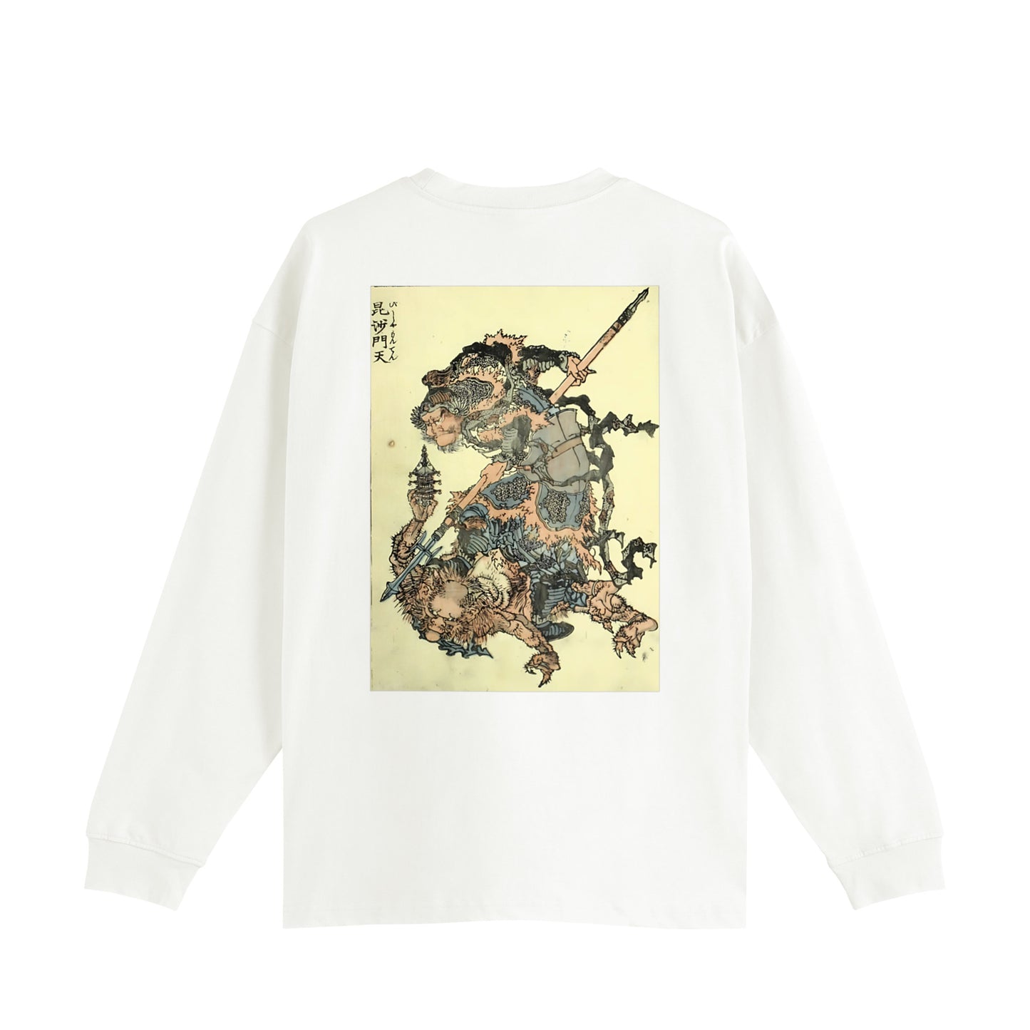BISHAMONTEN 毘沙門天_Oversized Cotton Long Sleeve Shirt 9oz