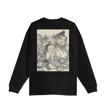 EBISU & BENZAITEN 恵比寿 & 弁財天_Oversized Cotton Long Sleeve Shirt 9oz