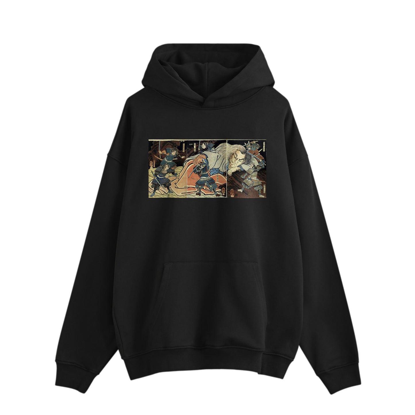 Ōeyama shuten dōji 大江山酒呑童子_Lined Pile Hoodie 13.3oz