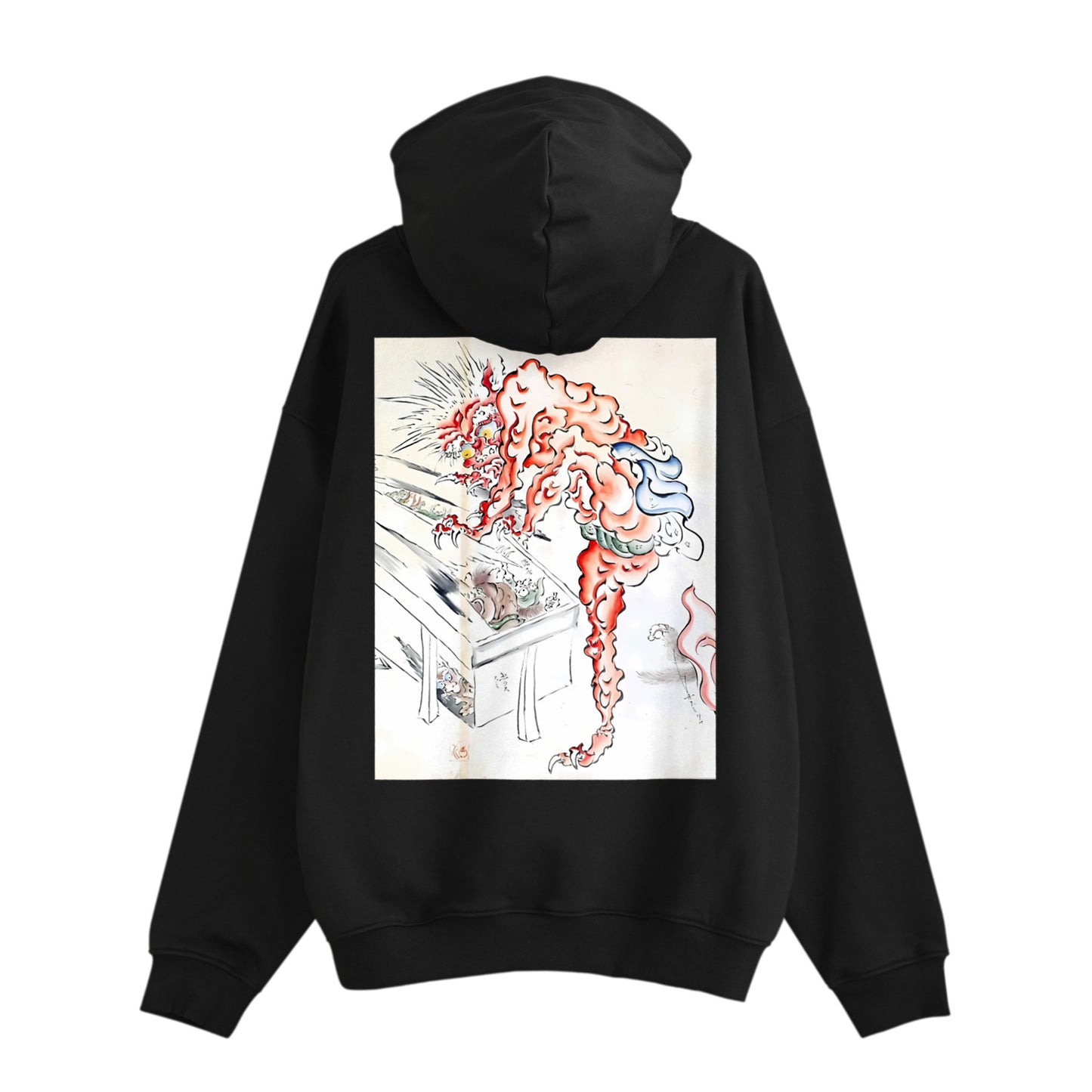 AKAONI VOL.2 赤鬼 VOL.2_Lined Pile Hoodie 13.3oz