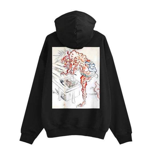 AKAONI VOL.2 赤鬼 VOL.2_Lined Pile Hoodie 13.3oz