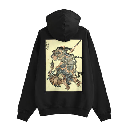 BISHAMONTEN 毘沙門天_Lined Pile Hoodie 13.3oz