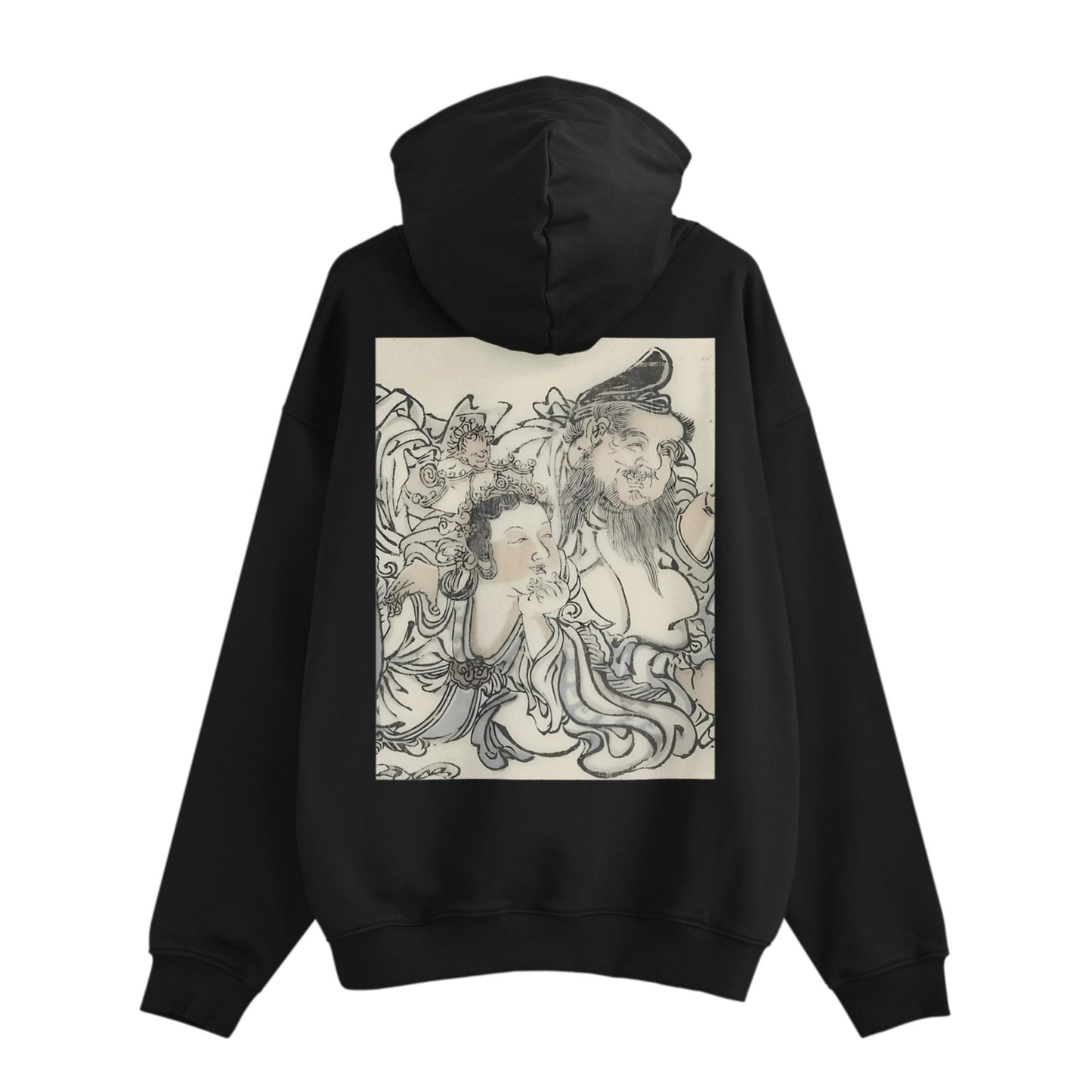 EBISU & BENZAITEN 恵比寿 & 弁財天_Lined Pile Hoodie 13.3oz
