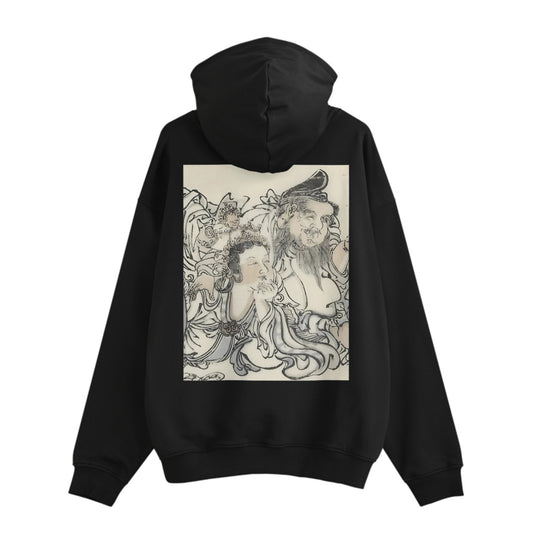 EBISU & BENZAITEN 恵比寿 & 弁財天_Lined Pile Hoodie 13.3oz