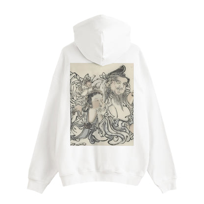 EBISU & BENZAITEN 恵比寿 & 弁財天_Lined Pile Hoodie 13.3oz