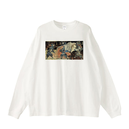 Ōeyama shuten dōji 大江山酒呑童子_Big Silhouette Long Sleeve 5.6 oz