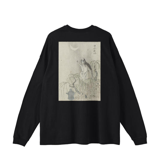 YUREI Ghost_Big Silhouette Long Sleeve 5.6oz 