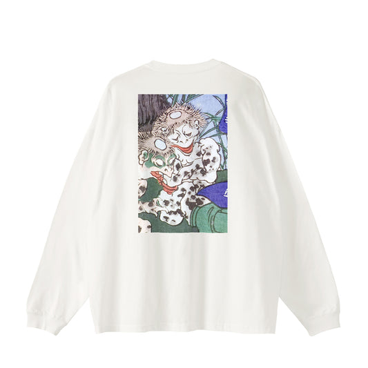 [Back Print ver]KAPPA 河童_Big Silhouette Long Sleeve 5.6oz