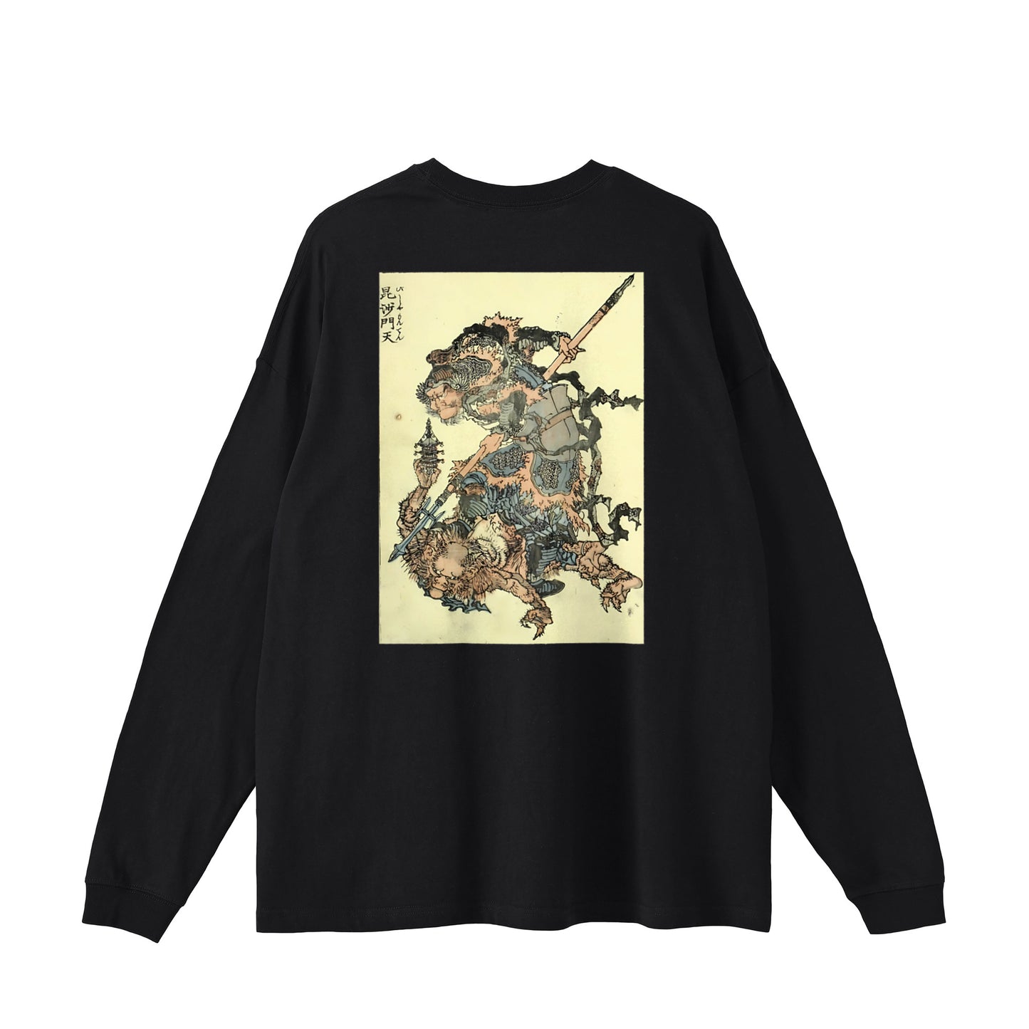 BISHAMONTEN 毘沙門天_Big Silhouette Long Sleeve 5.6oz