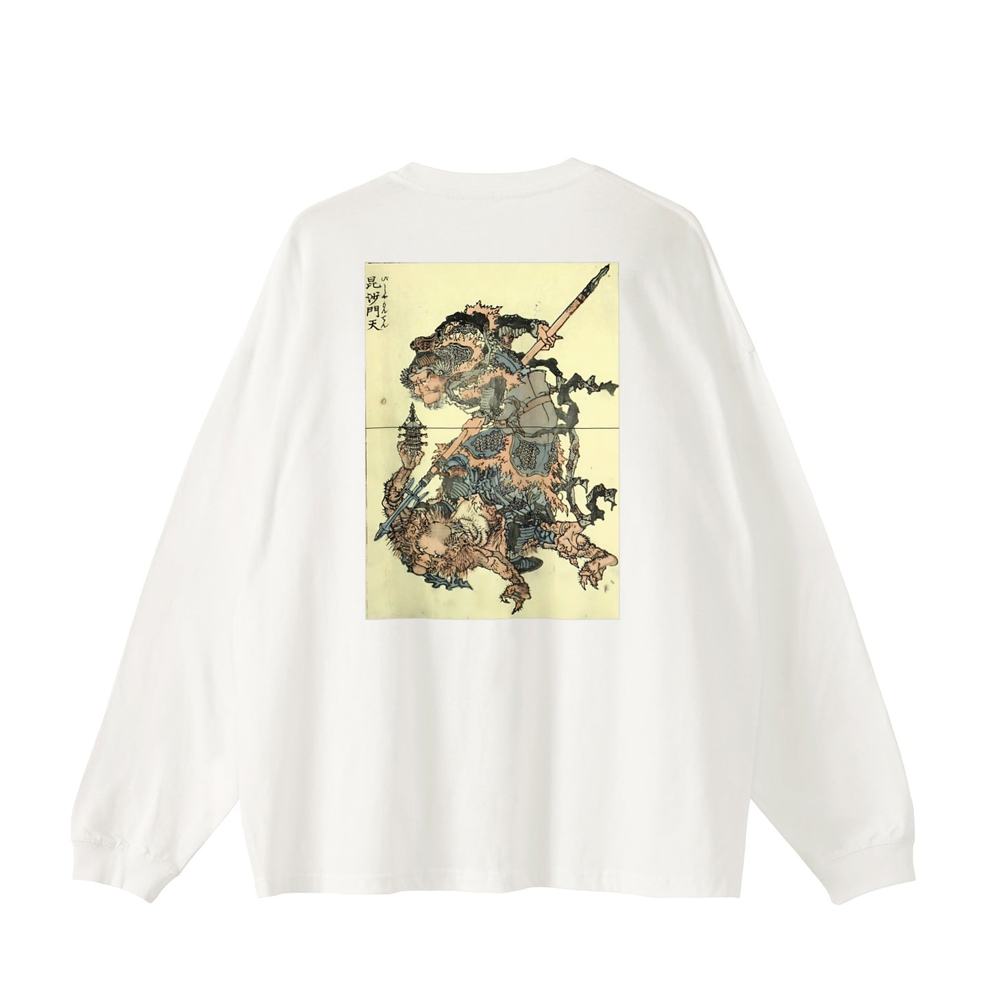 BISHAMONTEN 毘沙門天_Big Silhouette Long Sleeve 5.6oz