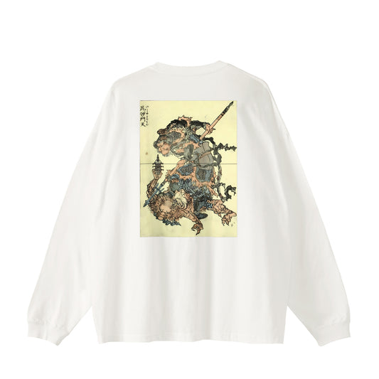 BISHAMONTEN 毘沙門天_Big Silhouette Long Sleeve 5.6oz