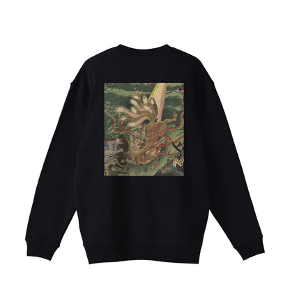 KYUBINOKITSUNE Nine-tailed fox_Standard lined pile sweatshirt 10oz 