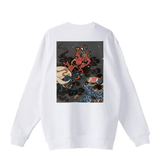 FŪJIN & RAIJIN 風神 & 雷神_Standard lined pile sweatshirt 10oz