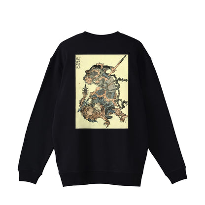 BISHAMONTEN 毘沙門天_Standard lined pile sweatshirt 10oz