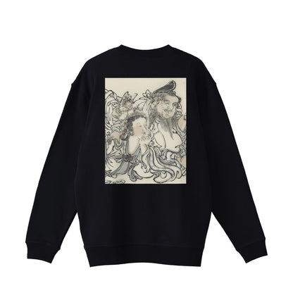 EBISU & BENZAITEN 恵比寿 & 弁財天_Standard lined pile sweatshirt 10oz